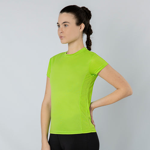 T-shirt technique pour femmes en 100% polyester respirant 135g/m2 en nid d´abeille - Rox Personnalise