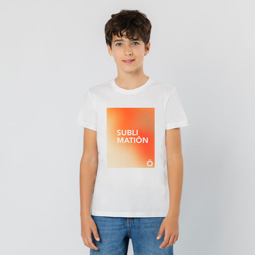 T-shirt technique pour enfants en 100% polyester respirant 140g/m2 avec toucher coton - Krusly Personnalise