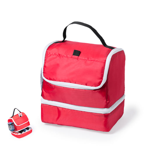 Glacière tout-terrain en polyester 210D et avec deux compartiments indépendants à fermeture éclair - Artirian Personnalise