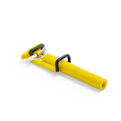 Baton selfie pliage dans la conception bicolore avec 3,5 mm connexion jack, système anti spin et déclencheur de poignée intégré - Rontiver Personnalise
