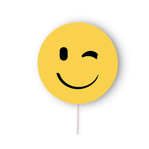Selfie Pai Pai dans des designs emoji amusants et dans une couleur jaune accrocheuse - Emoty Personnalise