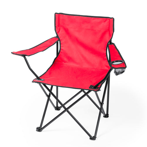 Chaise pliante avec corps robuste en métal tubulaire - Bonsix Personnalise