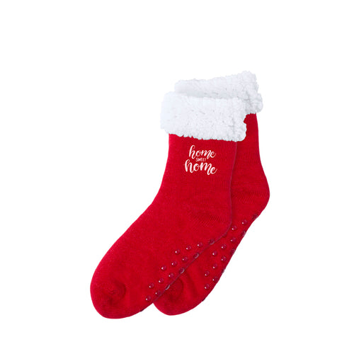 Paire de chaussettes lisse et chaudes pour la maison - Molbik Personnalise