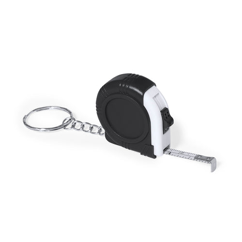 Mètre ruban porte-clés de 1 mètre avec ruban métallique et système de verrouillage - Harrol 1m Personnalise