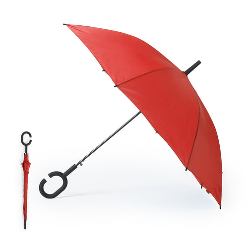 Parapluie à 8 panneaux en polyester résistant - Halrum Personnalise
