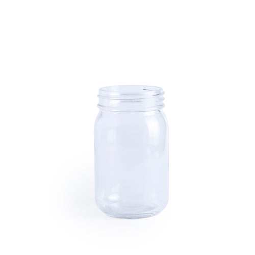 Pot multi-usage de 450ml en verre transparent - Drunax Personnalise