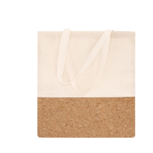 Sac shopping en matières naturelles de coton et de liège - Tarlam Personnalise