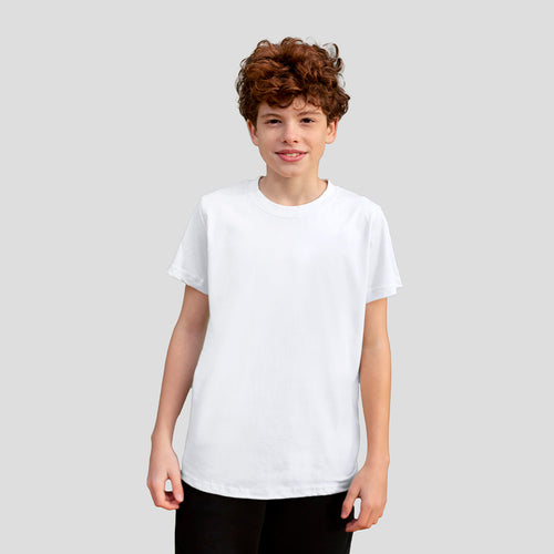 T-Shirt blanc pour enfants KEYA YC150 Personnalise