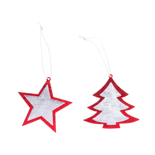 Ensemble de figurines de Noël à accrocher en non tissé - Rimol Personnalise