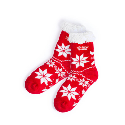Paire de chaussettes anti-dérapantes aux motifs de Noël, conçues pour aller dans la maison - Camiz Personnalise
