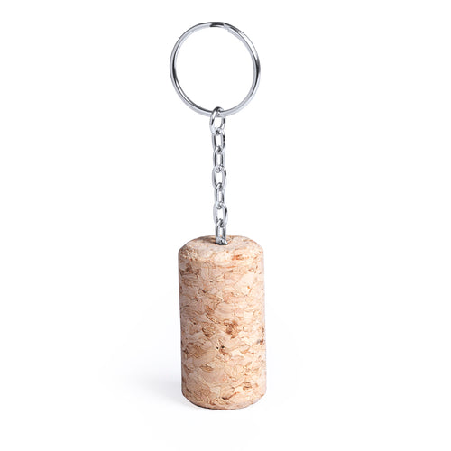 Porte-clés oenologue en liège naturel pour les amateurs de vin et de produits bio élaborés à partir de matériaux naturels - Telsox Personnalise