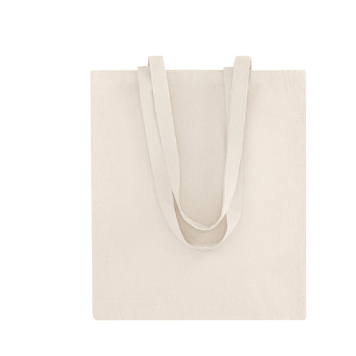 Sac en matière coton résistant de 180g/m2 avec finition en couleur naturelle - Ponkal Personnalise