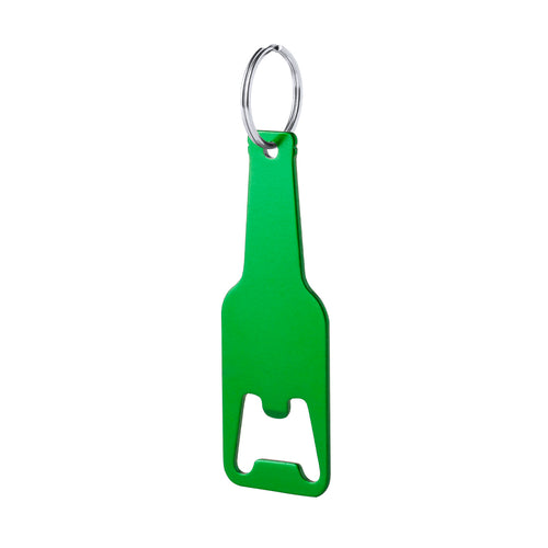 Porte-clés décapsuleur en aluminium en forme de bouteille - Clevon Personnalise