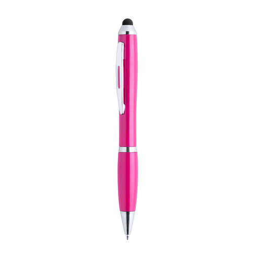 Stylo stylet au design coloré en ABS, ouverture rotative, corps et grippe assorti - Zeril Personnalise
