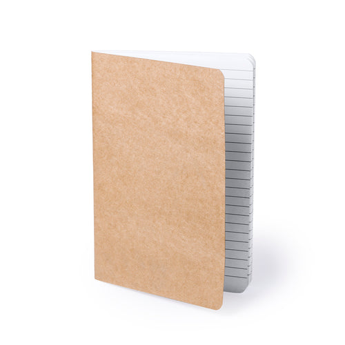 Cahier avec couverture en carton recyclé comprenant 60 feuilles lignées - Zurix Personnalise