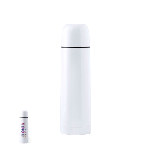 Bouteille thrernale d'une capacité de 500 ml avec corps en acier inoxydable résistant - Cleikon Personnalise