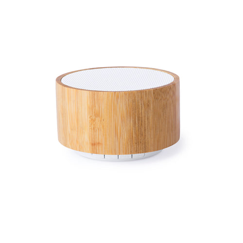 Haut-parleur compact avec corps en bambou et connexion Bluetooth® - Denzel Personnalise