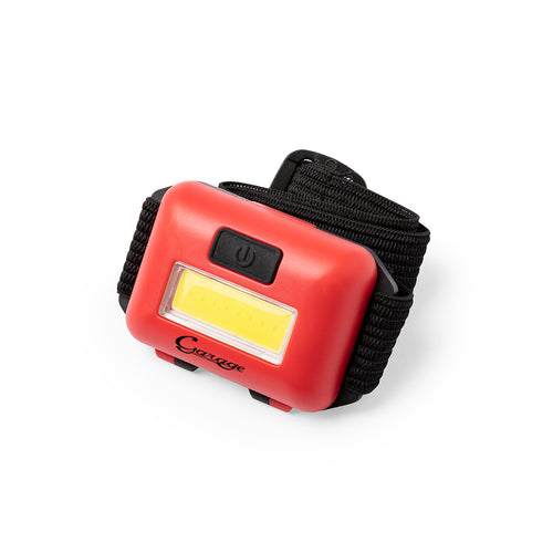 Lampe de poche sportive avec bande élastique, réglable pour bras, tête … Dispose de 8 LED COB blanches avec 3 positions d’éclairage (2 fixes et 1 intermittente) - Vilox Personnalise