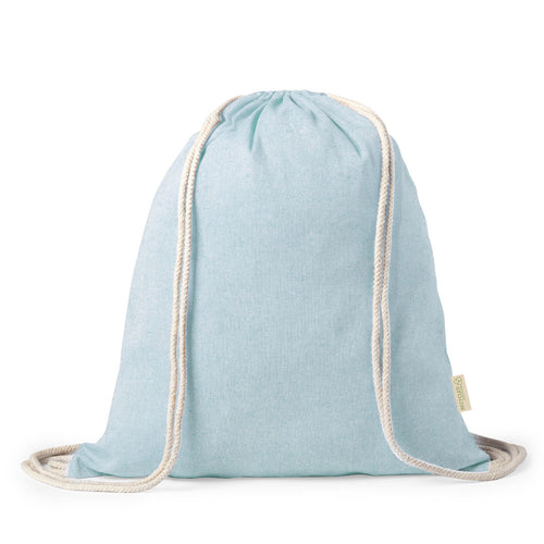 Sac à dos à cordes de gamme nature en matériau coton recyclé de 120 g/m2 - Konim Personnalise