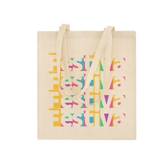 Sac tote bag en polyester 105 g/ m2 résistant au toucher doux, couleur, inspiration éco, naturelle, spécialement conçu pour l'impression par sublimation - Prosum Personnalise