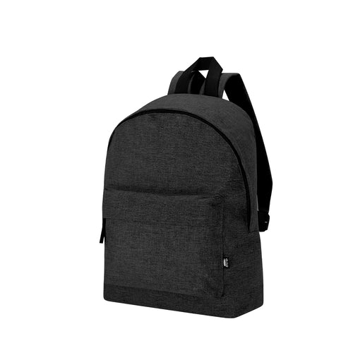Sac à dos en RPET 430 g/ m2 et polyester 600D résistant, fabriqué à partir de plastique recyclé, pour encourager la réutilisation des résidus de plastique et contribuer à la durabilité de notre planète - Caldy...