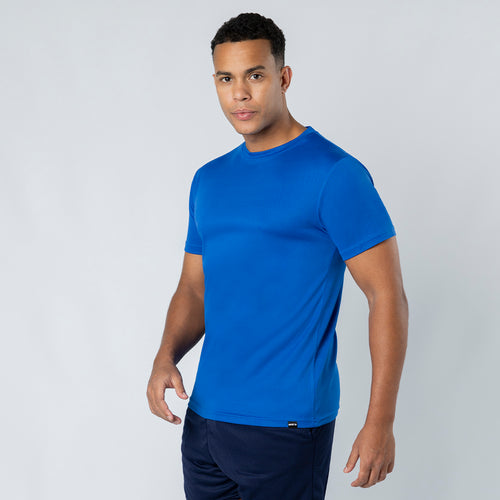 T-shirt technique pour adulte en matériau RPET respirant 135g/m2, obtenu à partir de matières plastiques recyclées - Markus Personnalise