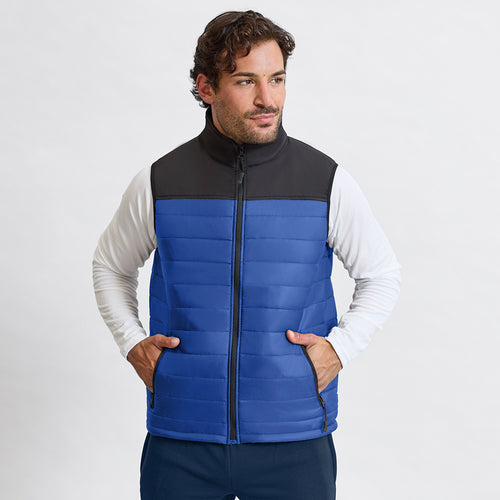 Gilet imperméable et respirant en soft shell et polyester - Bordy Personnalise