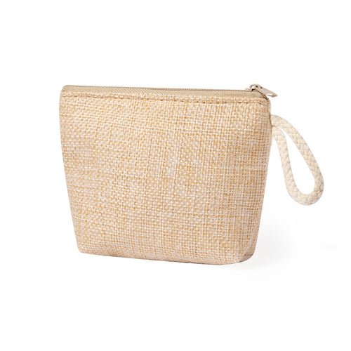 Porte-monnaie en polyester avec poignée assortie et fermeture zippée - Narse Personnalise