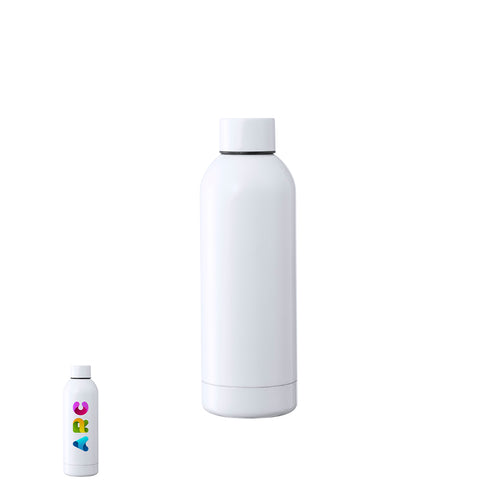 Bidon thermique d'une capacité de 500 ml, fabriqué en acier inoxydable à double paroi et spécialement conçu pour le marquage en sublimation - Hodis Personnalise