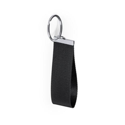 Porte-clés en polyester résistant avec détails en métal - Tofin Personnalise