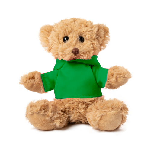 Ourson en peluche amusant avec un sweat à capuche, idéal pour l’impression - Loony Personnalise