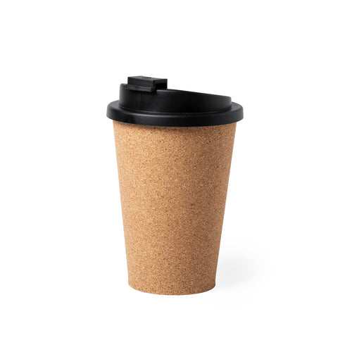Verre en liège naturel d’une capacité de 350 ml - Plibun Personnalise