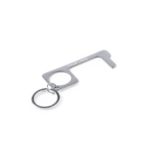 Porte-clés, anti-contact, fabriqué en acier inoxydable - Bigox Personnalise