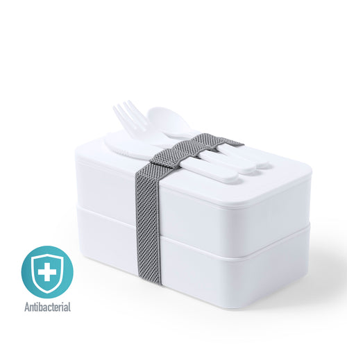 Boîte à lunch / Lunch Box antibactérienne en PP durable avec une finition solide, sans BPA - Fandex Personnalise