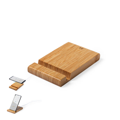 Chargeur de ligne naturelle sans fil 15W, avec prise en charge intégrée pour smartphones et tablettes - Vartol Personnalise
