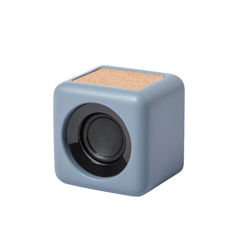 Haut-parleur Bluetooth® ligne naturelle en combinaison de liège naturel et de ciment calcaire, un conglomérat formé par le mélange de matériaux naturels, principalement le calcaire moulu et l’eau, l’obtention d’un...