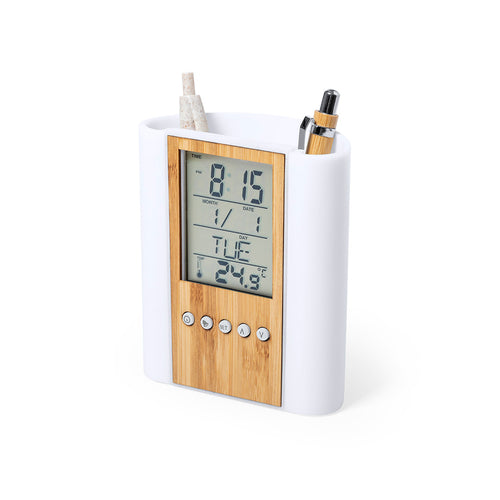 Stylo de ligne naturelle avec montre multifonction intégrée - Petrox Personnalise