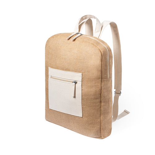 Sac à dos polyvalent de ligne naturelle et design bicolore - Marnel Personnalise