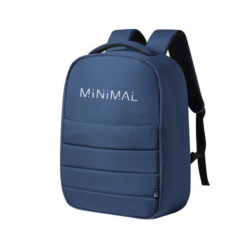 Sac à dos antivol de ligne nature fabriqué en résistant RPET 300D, avec un design urbain et un rembourrage total - Danium Personnalise