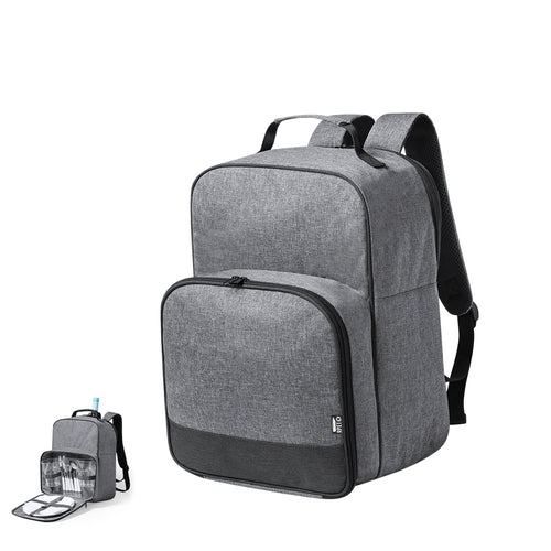 Sac à dos glacière de pique-nique Nature line, fabriqué en RPET 600D durable et de haute qualité, produit à partir de plastique recyclé pour encourager la réutilisation des déchets plastiques et contribuer à la...