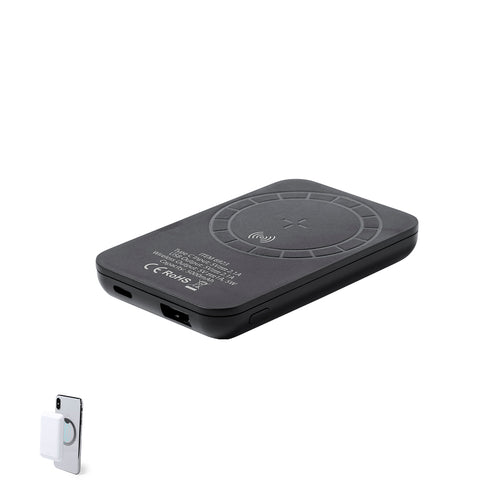 Batterie externe avec technologie de charge sans fil de haute capacité -5 000 mAh- - Vekmar Personnalise