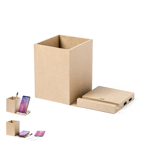 Stylo multifonction 4-en-1 de la gamme éco-friendly, fabriqué en carton recyclé, contribuant à la conservation des forêts et réduisant considérablement l'empreinte carbone - Sondur Personnalise