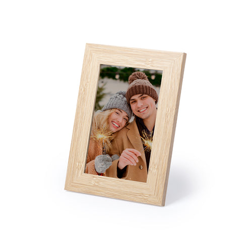 Cadre photo éco-friendly, en MDF, avec verre de protection et support arrière pour une orientation horizontale ou verticale - Liban Personnalise