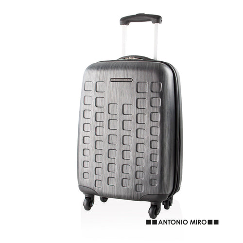Trolley Antonio Miro à 4 roues tournantes en ABS rigide à haute résistance avec d´élégants motifs en forme de cadres - Tugart Personnalise