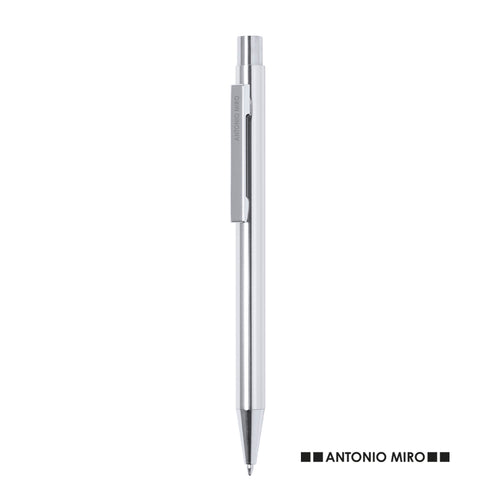 Stylo à bille d'Antonio Miró avec corps en aluminium dans une large gamme de tons vifs et couleur argent - Sultik Personnalise
