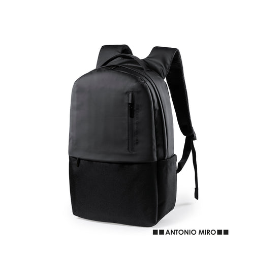 Sac à dos dAntonio Miro de qualité supérieure en polyester 600D durable avec un design sobre en noir - Kendrit Personnalise