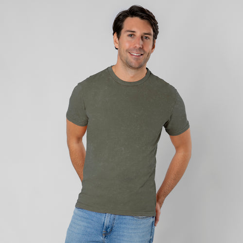 T-shirt unisexe avec effet jean délavé qui rend chaque pièce unique et irremplaçable - Sury Personnalise