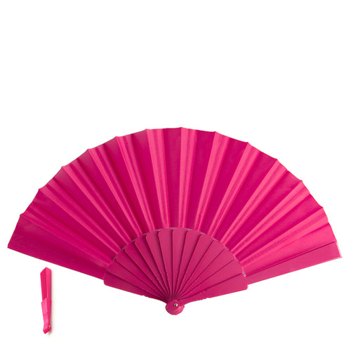 Éventail en plastique résistant et tissu polyester - Tela Personnalise