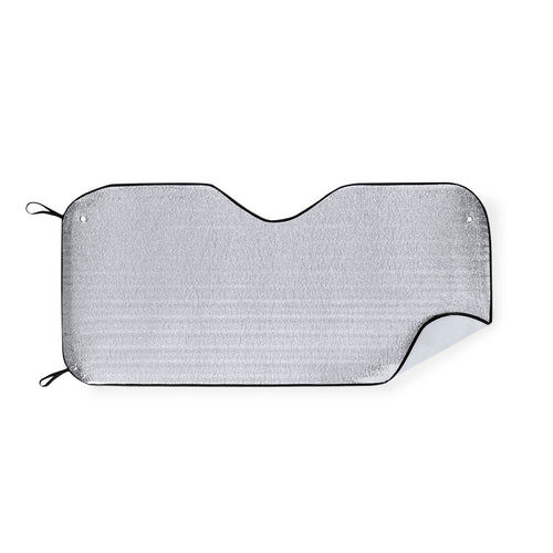 Pare-soleil avec face avant en aluminium et face arrière en mousse - Fussion Personnalise