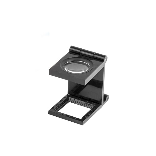 Loupe compte-fils pliante avec grossissement de 7X avec règle de mesure intégrée - Mauran 7X Personnalise